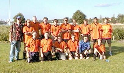 The Reserves team - post-game 12 May 2001